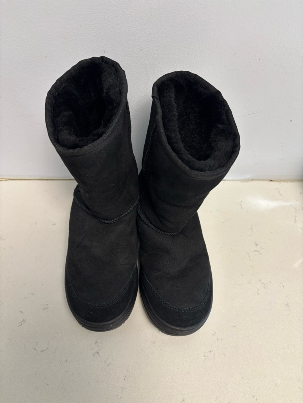 UGG Black Classic Short Shearling Lined Boots